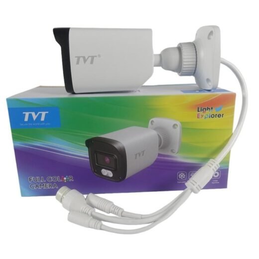 Camara IP 8MP dual iluminacion Full color marca TVT TD-9481S4-C(D/PE/AW2)