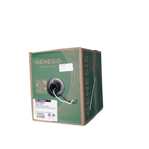 Cable Genesis 500 pies  22/4 multifibras 100% cobre blanco.