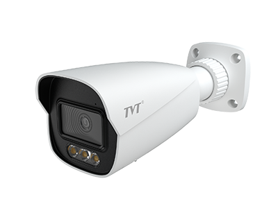 Cámara IP TVT 4MP Full Color PoE Exterior IP67 con Audio y Visión Nocturna a Color – TD-9442C4-A