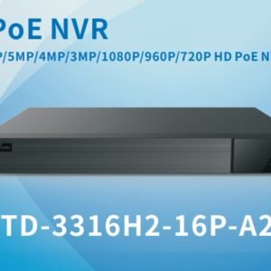 NVR TVT 16CH/16POE 12MP 2HDD 4K H.265 AI