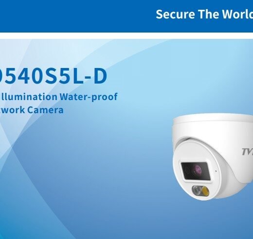 CAMARA TVT IP 4MP DOMO PoE COLOR/IR AUDIO SEMIMETA