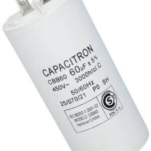 CAPACITOR  ARRANQUE 60UF 450VOL PARA MOTOR