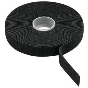 CINTA VELCRO REUSABLE DE 10M VOLTECK NEGRO