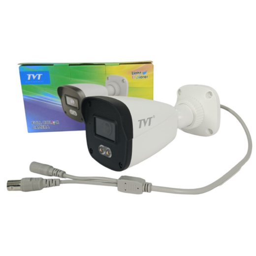CAMARA TVT HD 2MP NIVEL 1 BULLET COLOR AUDIO