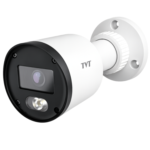 CAMARA TVT HD 2MP BULLET PLASTICA DUAL LIGHT MIC.