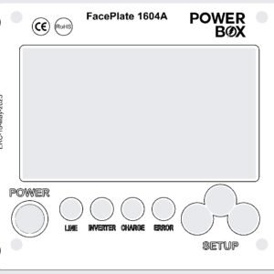 CONTROL PANEL ALUMINIO P/PANTALLA 16X4 1604A