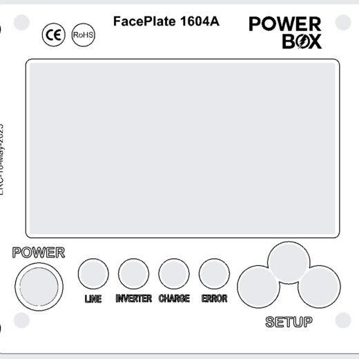 CONTROL PANEL ALUMINIO P/PANTALLA 16X4 1604A