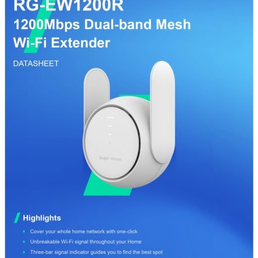 REPETIDOR RG-EW1200R RUIJIE DUAL-BAND MESH