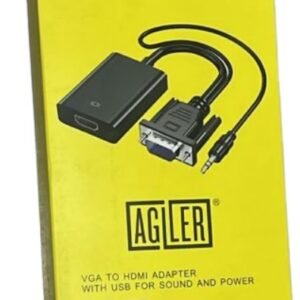 ADAPTADOR CONVERTIDOR VGA A HDMI CON AUDIO AGILER
