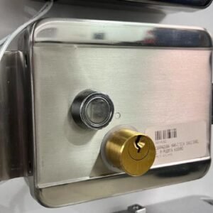 CERRADURA INOXIDABLE P/PUERTA HIERRO CON PUSH