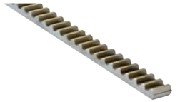 CREMALLERA GRUESA P/MOTOR 1 METRO ACERO 22*22 MM