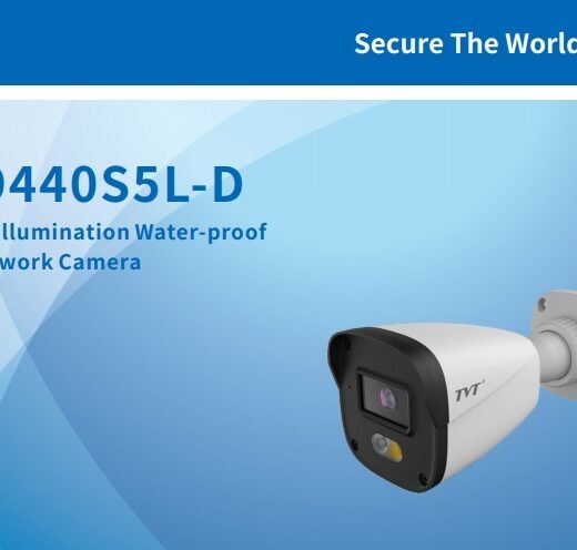 CAMARA TVT IP 4MP BULLET PoE COLOR/IR AUDIO SEMI-M