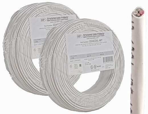 ROLLO CABLE 22/4 328FT ALUMINIO SFIRE SF2204LE/328