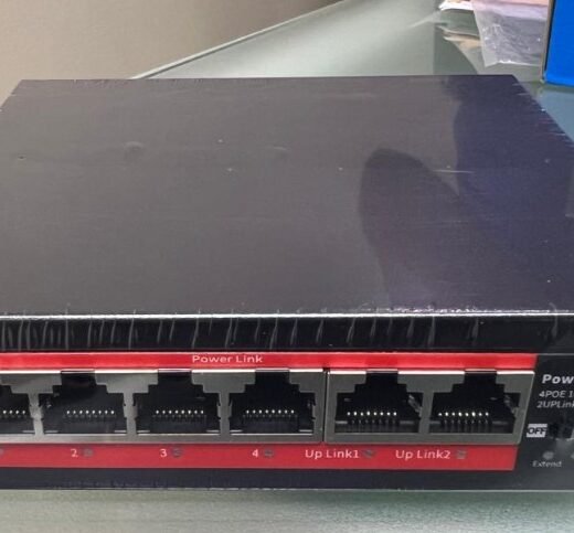 SWITCH POE 4 PUERTOS +2 UPLIN YMB