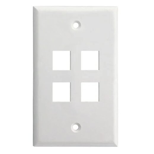 FACEPLATE 4 SALIDAS LINKNET
