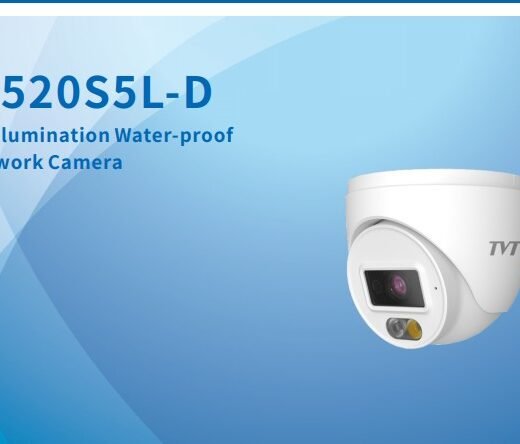 CAMARA TVT IP 2MP DOMO PoE COLOR/IR AUDIO