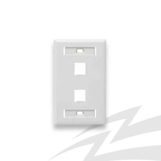 FACEPLATE DE 2 SALIDAS LINKNET