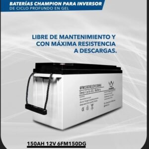 BATERIA CHAMPION GEL 150AH 12V CICLO PROFUNDO
