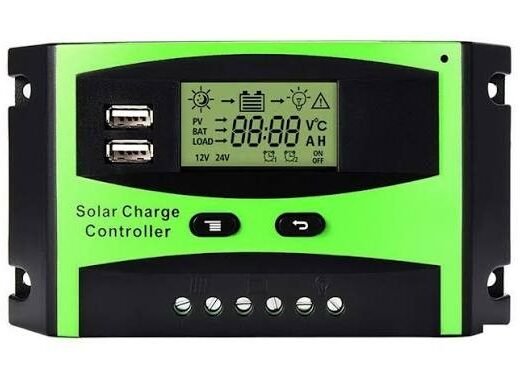 REGULADOR CARGADOR  SOLAR 30 AMP. 12-24V
