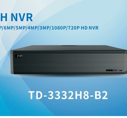 NVR TVT 32CH 12MP SALIDA 4K ACEPTA 8 HDD