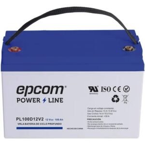 BATERIA EPCOM 12 V/ 100 AMP AGM-VRLA PL100D12V2