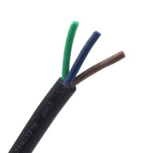 ALAMBRE ELECTRICO 10/3 SJT GOMA NEGRA