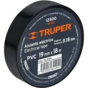 TAPE M-33 NEGRO/ROJO 18MX19MM TRUPER