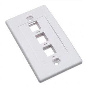 FACEPLATE 3 SALIDAS LINKNET