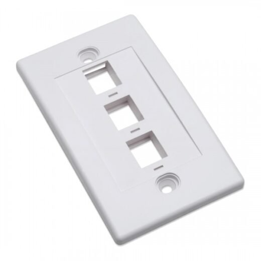 FACEPLATE 3 SALIDAS LINKNET